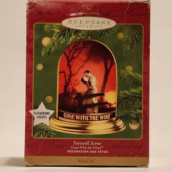 Farewell Scene Gone With The Wind 2001 Hallmark Ornament MAGIC - Picture 2 of 9